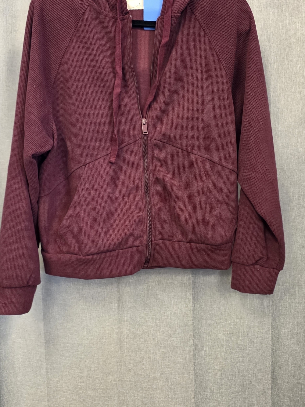 HYFVE Women's Zip-Up Hoodie Jacket and Pants. - Wine